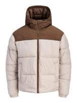 JACK & JONES Žieminė striukė 'JJRAZE' smėlio spalva / ruda