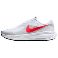 Nike Revolution 8 Extra Wide Balti Ryškiai Raudoni Unisex Sportbačiai Pure-Platinum Juodi HQ1996-100 42.5 white