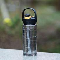 1,5L/2L/3L Skaidrus gėrimų butelis Neištekantys vandens grafinai Lauko sportui Sportinis vandens butelis 3L juoda