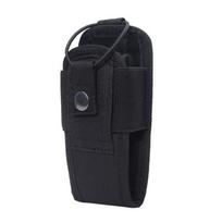 1Pc Tactical Radio Walkie Talkie Pouch Waist Bag Holder Pocket Portable Interphone Holster Carry Bag for Hunting Camping. as the picture