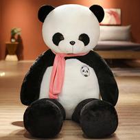80/100/120CM Mielas panda pliušinis žaislas Super minkštas kimštas gyvūnas Nuostabi dovana Vaikams Gimtadieniui Kalėdoms 100cm rožinė