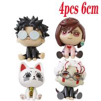 Anime 4pcs/Set Dandadan Ayase Momo Takakura Ken S.H.Figuarts Highway Granny 6cm Action Model PVC Toy Collection Desktop Gifts black