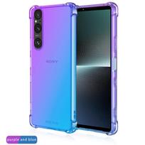 Gradient Silicone TPU Case for Sony Xperia 1 VI 10 V 5 IV III Protective Cover Shockproof Transparent Fundas Coque Capa For Xperia 10 VI