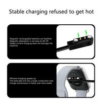 USB Charging Cable Male to 2Pin Magnetic Suction Charging Cord Connection Wire for 2pin 2.54mm Space Smartwatches 1 juoda