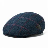 JANGOUL Men’s Herringbone Wool Blend Tweed Newsboy Ivy Hat Flat Cap Vintage Gatsby Cabbie Winter Outdoor Hunting Cap 60CM gray