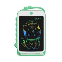 8.5-Inch LCD Writing Tablet with Pencil Cartoon Dinosaur Colorful Doodle Pressure-sensitive Battery Operated Electronic Graphic Drawing Board Pad žalia