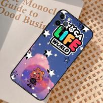 Toca Boca Toca Life World game Phone Case For iPhone 17 Air 13 16 15 11 12 14 Pro Max 13 12 mini 15 16 Plus 16e Cover Coque iPhone 16