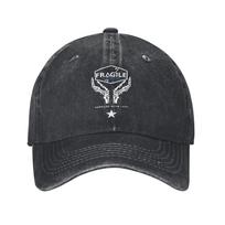 Vintage Fragile Expressed Death Stranding Baseball Cap Unisex Style Distressed Washed Headwear  Outdoor Workouts Hats Cap One Size gray