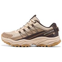 Skechers Outdoor Womens Comfortable Lightweight Shock Absorbing Durable Breathable Rebound Low Top Hiking Shoes Women hiking shoes Brown 180239C-BRN 39.5 beige
