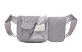Converse FCW Nylon Fabric Crossbody Fanny Pack Regular Unisex Gray 10020821-A01 white