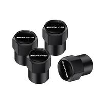 4Pcs Car Wheel Tire Valve Caps Tyre Air Stem Cover For Mercedes Benz AMG W205 W204 W206 W213 W212 W211 W222 W221 W177 W176 X253 CN1