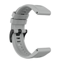 20/22/26 mm greito tvirtinimo dirželis, skirtas Garmin Fenix 7/Fenix 8 Pro 47/51 mm, Garmin lauko vandeniui atsparus laikrodžio dirželis 20/22/26 mm Quick Fit 20mm quick fit pilka