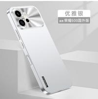 For Honor 600 Pro Case Simple Matte Hard Phone Cover For Honor 600 Metal Lens Shell Non-Slip Fingerprint-Resistant Bumper Honor 600 white