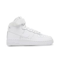 Nike Air Force 1 High LE Grade School 'Triple White' (Unisex) White / White / White Kids' Skateboarding Shoes DH2943 111 39.0 white