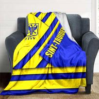 Sint-Truidense VV Spausdinta flanelinė antklodė Aukštos kokybės Šilta Patogi Apklotas Visais Sezonais Puikiai Tinka Dovanoms Namų Dekoras 80cm x 120cm yellow