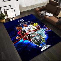 UEFA Champions League Trophy Design Non-slip rug suitable for living room and bedroom sofas 80x120cm( 31x47in)