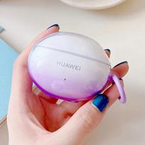 Gradient Transparent Silicone Earphone Case For Huawei Freebuds 6i Charging Box Cover For Freebuds 5i with for Freebuds 6i