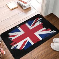 Modern Minimalist Union Jack Flannel Rug Living Room Anti-Slip, Wear-Resistant, Stain-Resistant Bedroom Floor Mat 40X60CM (1.3X2FT