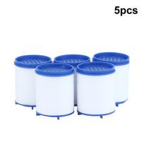 5/10vnt. Maišytuvo filtro elementai Vandens valytuvas Šalina chlorą Sunkiuosius metalus PP medvilnės filtravimas Virtuvei, vonios kambariui 5Pcs blue