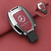 Automobilio nuotolinio rakto dėklas Korpusas Mercedes Benz A B C E klasės GLS GLA GLK GLC CLS CLA AMG W204 W205 W212 W463 W176 Priedai black