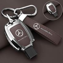 Automobilio nuotolinio rakto dėklas Korpusas Mercedes Benz A B C E klasės GLS GLA GLK GLC CLS CLA AMG W204 W205 W212 W463 W176 Priedai black