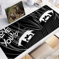 Anime Eyes Mouse Pad Manga Girl Desk Mat Kawaii Pink Black Aesthetic Gaming Mousepad Desk Accessories Keyboard Mat 800x300x2mm gray