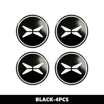 Automobilio ratų centriniai dangteliai Ženklelis Lipdukas Emblema Lipdukai Aksesuarai Xiaopeng Xpeng G6 G9 G3 P7i X9 2023 2024 2025 P5 P7 N5 P7 black