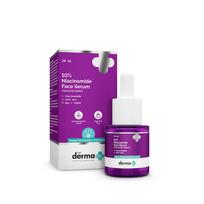 The Derma Co 10% Niacinamido serumas 20 ml pakuotė | Balina spuogų randus, kontroliuoja riebalų išsiskyrimą, mažina tamsias dėmes purple