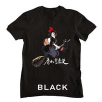 Anime Kiki's Delivery Studio Ghibli Kiki Black T Shirt Size S - 5Xl Unisex T-Shirt L black