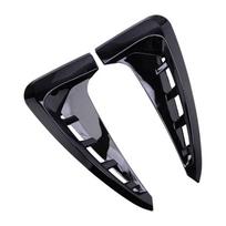 1 Pair Side Wing Air Flow Fender Intake Vent Covers Trim Black ABS Fit for BMW X5 F15 M Sport 2014 2015 2016 2017 2018 black