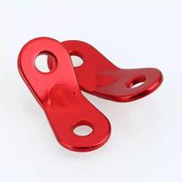 Adjustable Outdoor Camping Pulley: Windproof Tent Rope with Buckle for Awning and Lighting red
