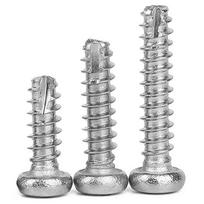 PT304 Stainless Steel Phillips Pan Head Self-Tapping Screw M1.7-M4 M1.7*4*3 head (100 pcs)