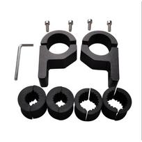 Spotlight LED Motorcycle Work Fog Light Bar Slide Lamp Mount Brackets Shockproof juoda