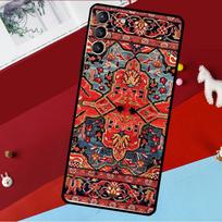Persian rug art Funda For Samsung Galaxy S26 S25 S24 S21 S22 S23 Ultra S10 Plus S20 FE S25 FE Phone Case Galaxy S24Ultra black