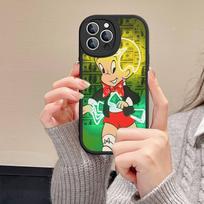 Cartoon Richie Rich Phone Case Hard Leather For IPhone 14 13 16 Mini 15 14 11 12 Pro Max Plus Fundas iPhone 16 pro brown