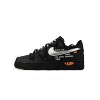 Nike Air Force 1 Business Suit Bandit Atsparūs trinčiai Žemi Teniso Batai Unisex Juodi Sidabriniai CW2288-001(Komanda1274-) 43 black
