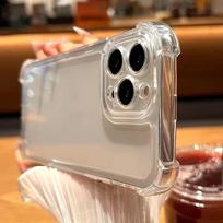 Shockproof Transparent Phone Case For For Iphone 17 Air 16 1 14 Plus 13 12 11 Pro Max 17Air Clear Soft Bumper Cases Cover For iphone11Pro brown