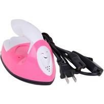 DIY Mini Heat Press Machine Portable Electric Mini Travel Iron Versatile Rapid Heating-Up for Hot Drilling Name Cloth Stickers pink