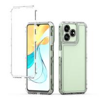 3 in 1 Armor Shockproof Phone Case For ZTE Blade V50 Design 4G V60 Axon 60 50 Lite Hard Plastic Frame Transparent TPU Back Cover ZTE Blade V60