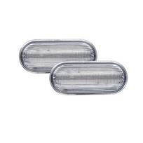 Smoked Lens Waterproof LED Side Fender Marker Lamp Turn Signal Light For Seat Alhambra Arosa Cordoba/Vario Ibiza/ST/6J Leon Mii hxqgn22 gray