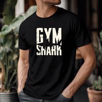 Gym Shark Fitness Tee | Distressed Workout T-Shirt M black