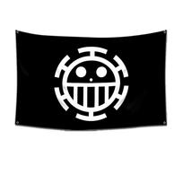 Vienas Gabalas Anime Jolly Roger Sienos Dekoracija Vėliava Tapyba Žaislas Animacinis Luffy Zoro Šiaudų Skrybėlė Pirato Kaukolės Vėliava Žaislai Dovana 60x90cm