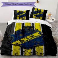 AIK Pattern Bedding,Quilt Set Quilt Cover Pillowcase Home Birthday Gift(1 * duvet cover + 2 * pillowcase, without core)_lx 135x200cm