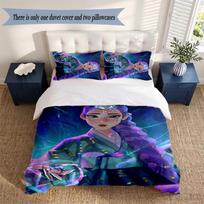 rumi 3‑Piece Bedding Set Soft Microfiber Duvet Cover Pillowcases Comfortable Bed Linen for Bedroom Decoration 140cmx210cm