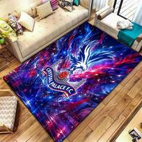 Crystal Palace F.C Carpet Rug for Living Room Bedroom Home Sofa Decoration,Kids play Non-slip Floor Mat 40x60cm( 15x23in ) white