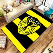 Beitar Jerusalem Carpet Rug for Living Room Bedroom Home Sofa Decoration,Kids play Non-slip Floor Mat 40x60cm( 15x23in )