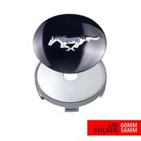 4Pcs For Ford Focus Mustang Mondeo Mk4 Fiesta MK3 ST Car Emblem Wheel ZX15 Hub Caps Auto Tire Hubcaps Cover Sticker Decor Accessories black