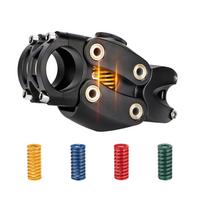 Bicycle Shock Absorber Riser Short Handlebar Adjustable Stem Suspension Stem juoda