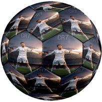 Ronaldo Cr7 Futbolo Legenda Futbolo Kamuolys Dydis 5 Mašinine Siūle Vidaus/Lauko Treniruotėms ir Varžyboms Unikali Dovana Futbolo Mėgėjams zq gray