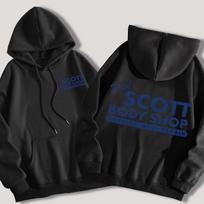 2026 Keith Scott Body Shop Vintage Auto Repair Graphic Hoodie Men Women Harajuku Y2K Gothic Oversized Sweatshirt Perfect for Commute & Loungewear XXXXL black